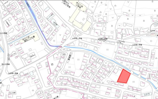 玉野市八浜町波知 253坪の地図