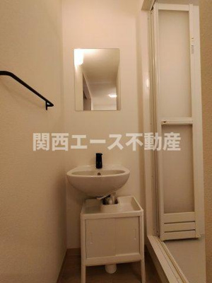 【洗面所】 | 中石切町４丁目貸家