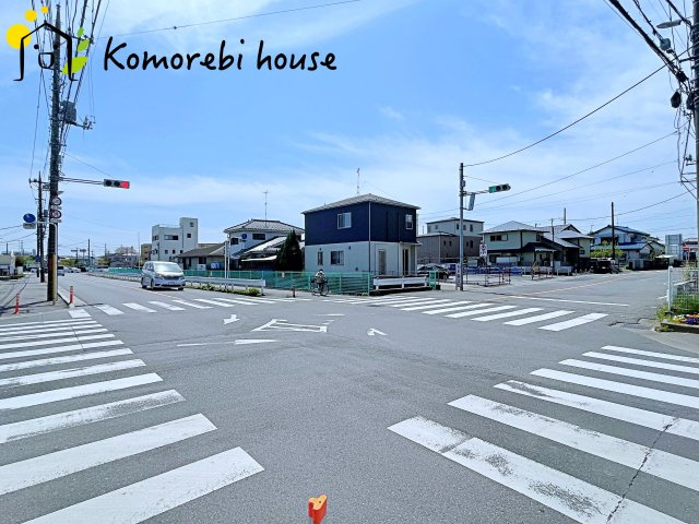 北本市本町4丁目　中古一戸建ての前面道路含む現地写真|4/13　撮影済み