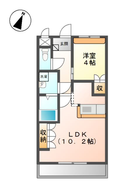 サンリヴィエールの間取り
