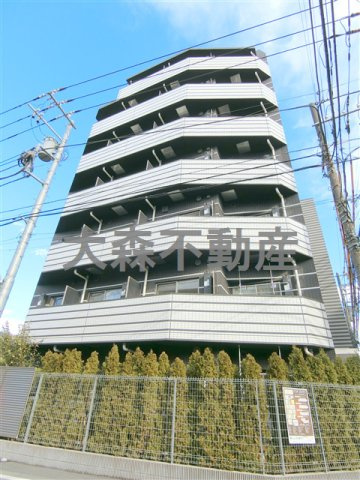 ステージファースト大森アジールコートの外観|2015年9月築　RC鉄筋コンクリート造地上7階建て総戸数27戸
東京都大田区大森北6丁目　京浜急行本線平和島駅最寄り徒歩5分、JR京浜東北線大森駅徒歩17分