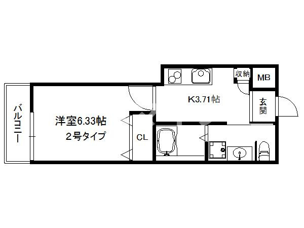 【間取り】 | パロス豊中曽根