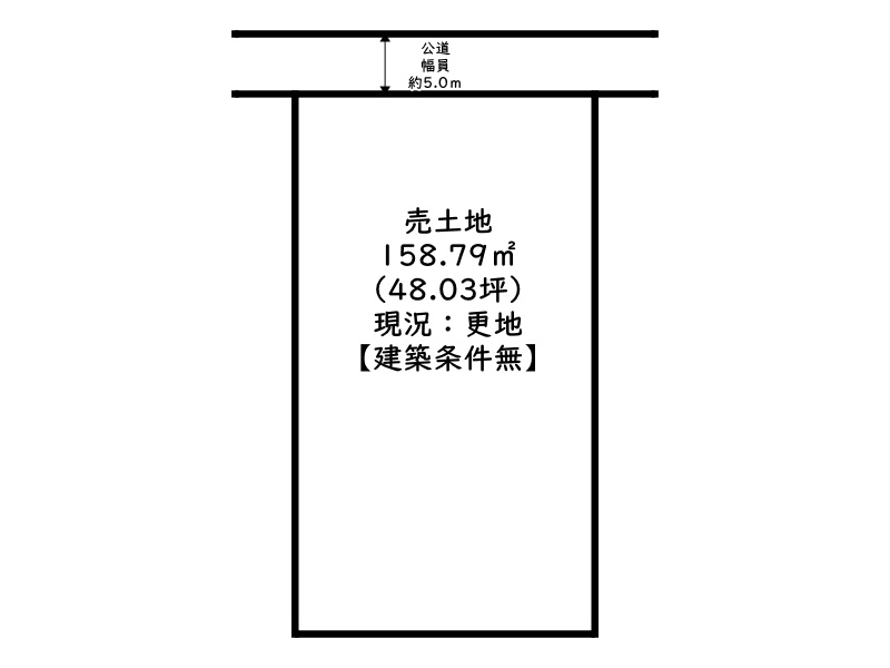姫路市夢前町菅生澗／売土地の土地図