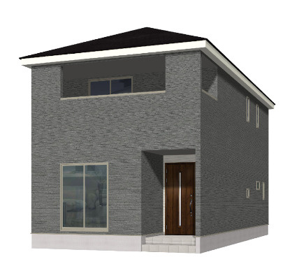 クレイドルガーデン八戸市多賀台 の外観パース