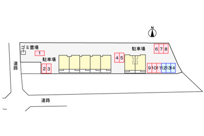 【区画図】 | クレセント茨木Ⅱ