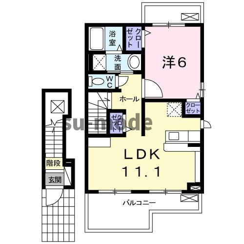 【間取り】 | クレセント茨木Ⅱ
