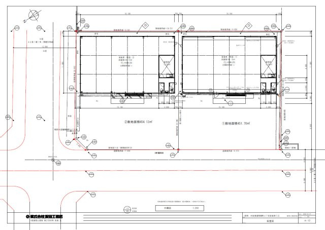 瑞穂町倉庫の外観パース