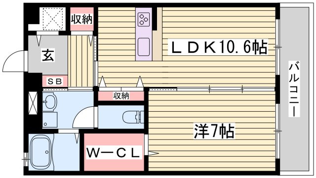 ＢＥＲＥＯ栗山の間取り