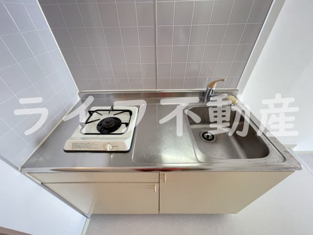 ビオス中小阪 A棟のキッチン|使いやすいキッチンです