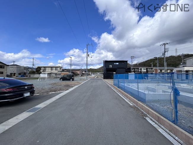 【前面道路含む現地写真】 | たつの市誉田町福田／6区画