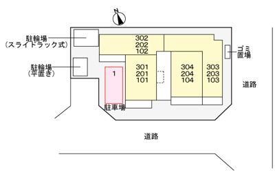 【区画図】 | グレイスコート鎌倉 | 駐車場