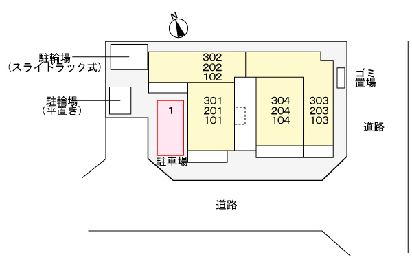 【区画図】 | グレイスコート鎌倉 | 駐車場