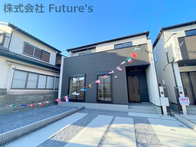 三郷市高州3丁目　新築戸建　全4棟　4号棟の外観|三郷中央駅までバスで15分、バス停から徒歩1分の好立地