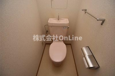 八尾市恩智北町２丁目の賃貸マンションのトイレ