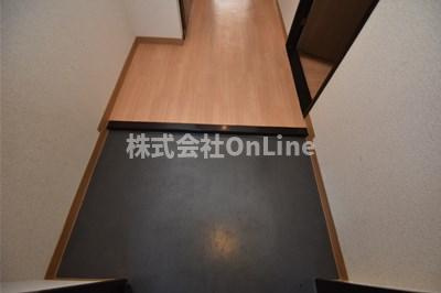 八尾市恩智北町２丁目の賃貸マンションの玄関