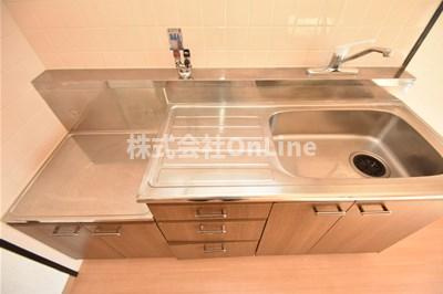 八尾市恩智北町２丁目の賃貸マンションのキッチン