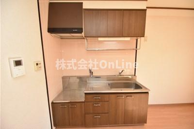 八尾市恩智北町２丁目の賃貸マンションのキッチン
