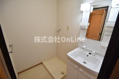 八尾市恩智北町２丁目の賃貸マンションの洗面所