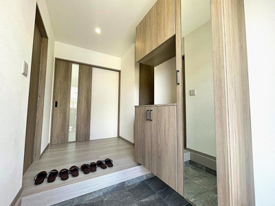 【玄関】 | 池田市畑４丁目　新築戸建　１号地