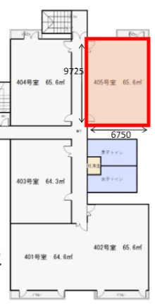 大津市馬場２丁目の事務所の間取り