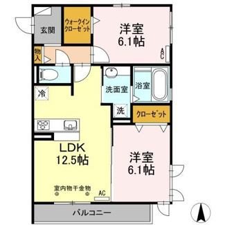 【間取り】 | Salt Valley CourtⅡ