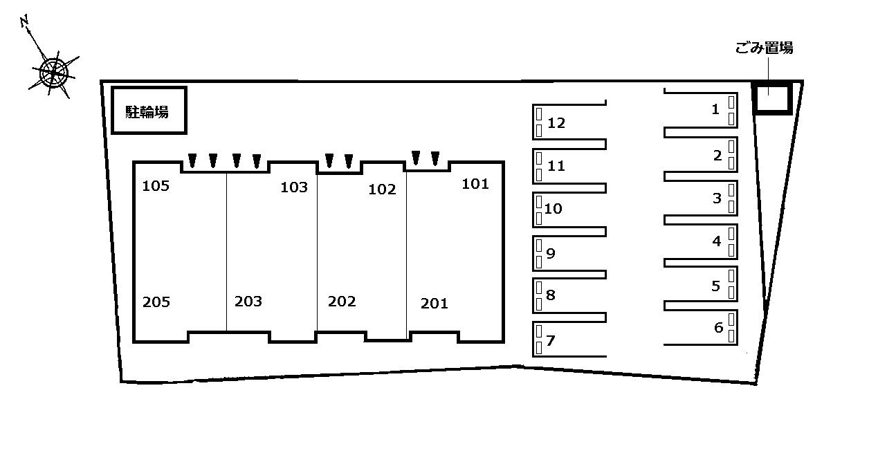 ベッラ　カーサ　　刈谷市の賃貸ならクラスホーム刈谷店の駐車場