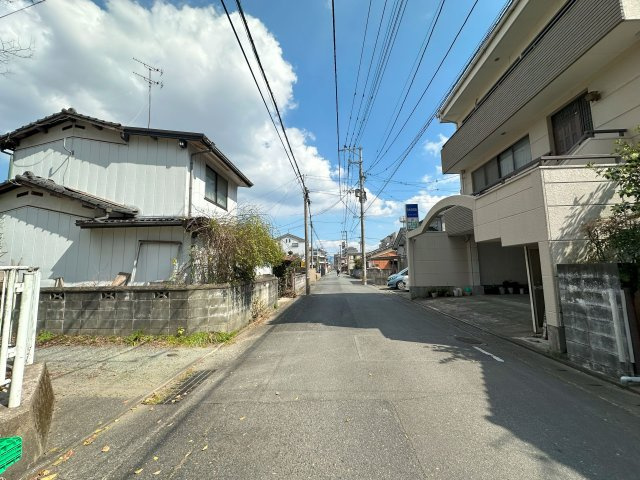 日ノ出町土地の前面道路含む現地写真