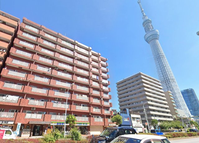 サンサーラ吾妻橋　7階　角　部屋　リ　ノベーション済　家具　エアコン付の外観