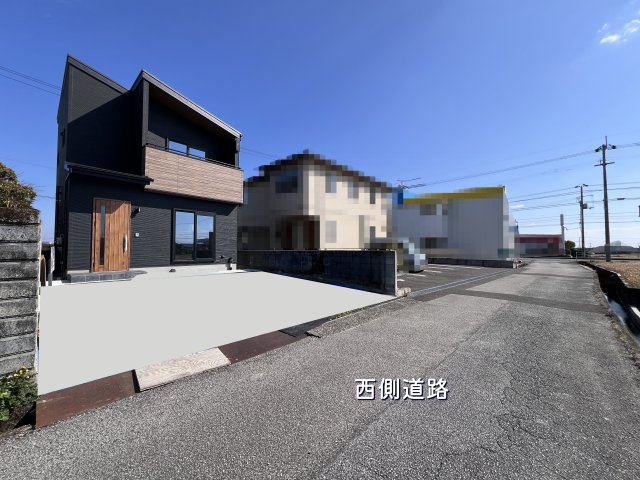 【前面道路含む現地写真】 | 南国市田村乙（未入居物件）