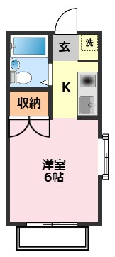 グリーンプラザBの間取り