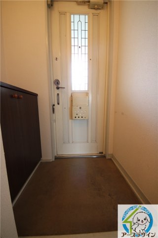 王塚公園ハイツの玄関