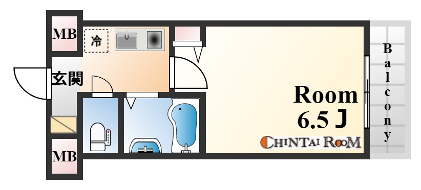 ワコーレ新神戸ステージの間取り