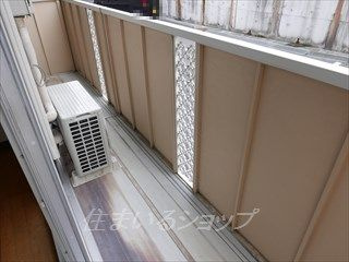 シャトルあすか　Ｂのバルコニー