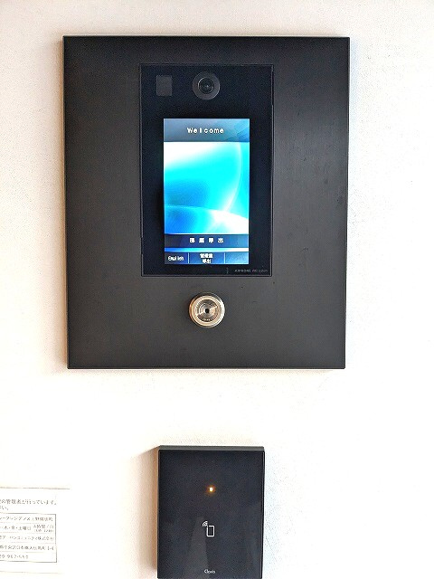 ONE ROOF RESIDENCE上野御徒町の設備|タッチキーのTVモニター付オートロックセキュリティ