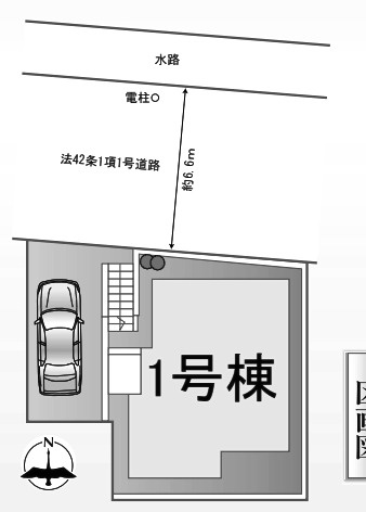 松が丘北町　新築一戸建ての外観