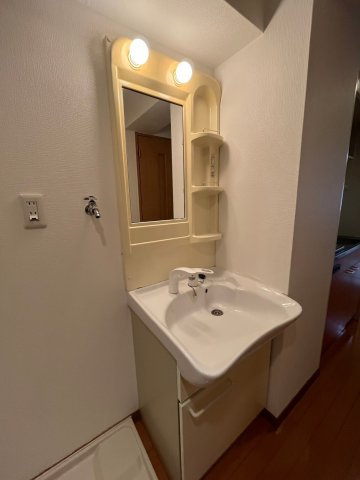 ドムール天満の洗面所