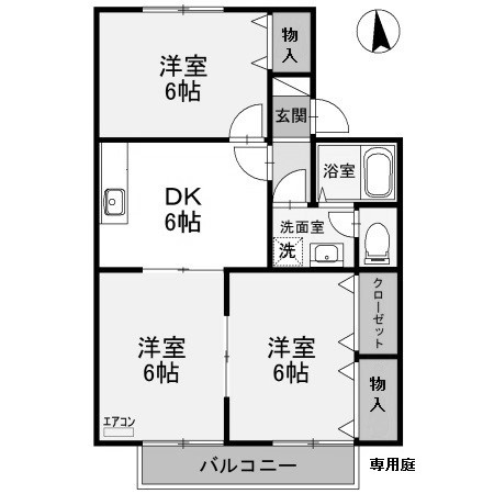 【間取り】 | アーバンスクエアA