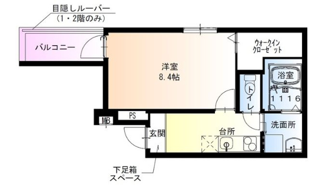 【間取り】 | フジパレス堺石津川ノース