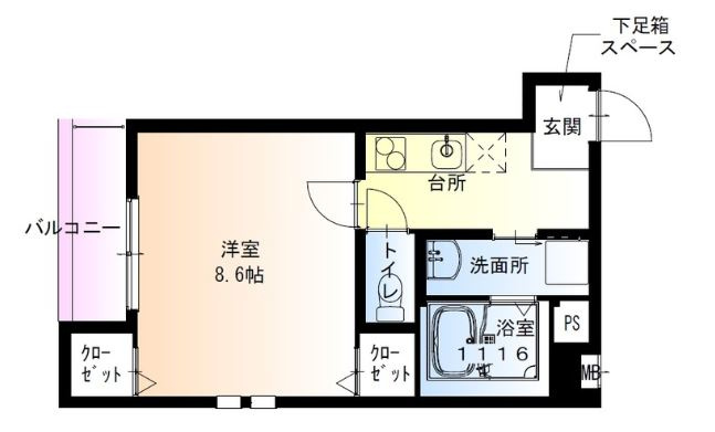 【間取り】 | フジパレス堺石津川ノース