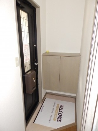 プレミール慶の玄関