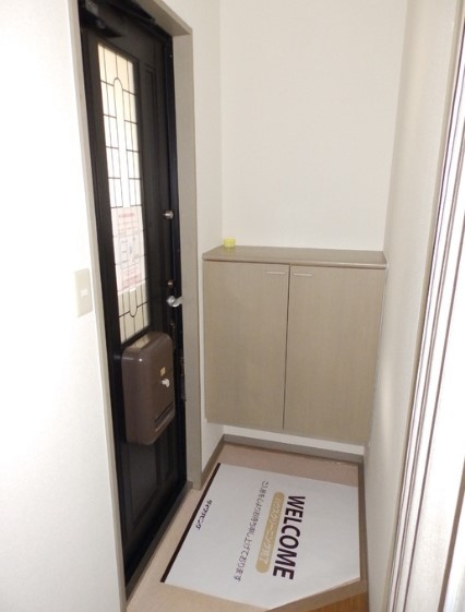 プレミール慶の玄関