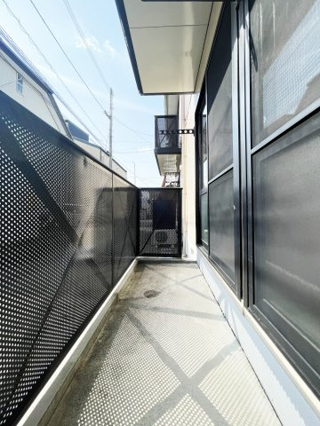 ディアス川南　Ｃ棟のバルコニー