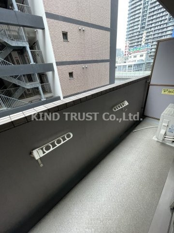 オアーゼ梅田東のバルコニー|開放的で明るい空間を演出してくれるバルコニーです