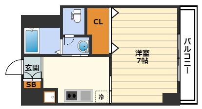 オアーゼ梅田東の間取り