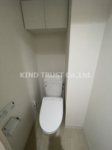 オアーゼ梅田東のトイレ|落ち着いた色調のトイレです