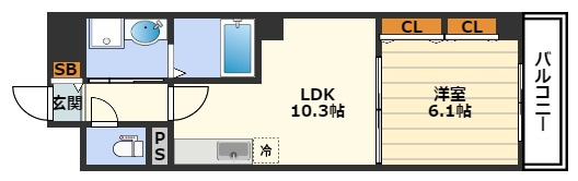 メゾン大淀の間取り