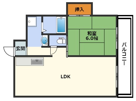 岡本ビルの間取り