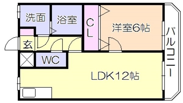 コーポラス青柳の間取り