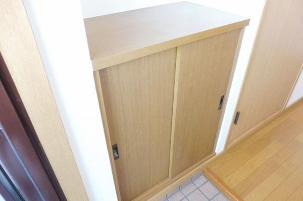 コーポラス青柳の玄関|きれいな玄関です