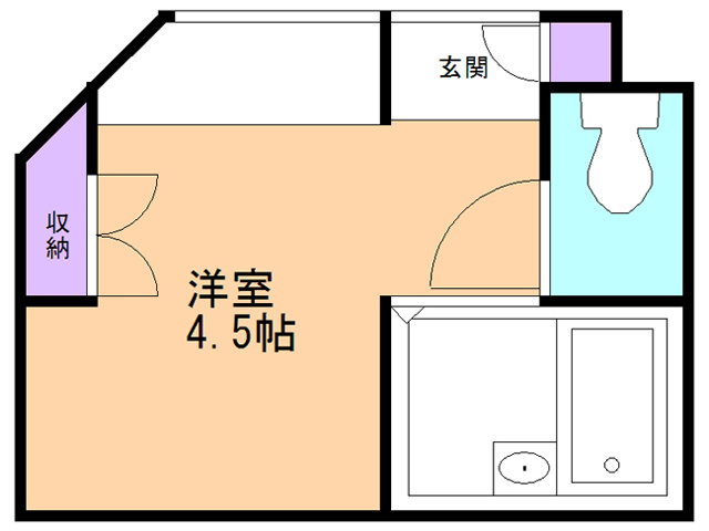 デリス・メゾン中島の間取り
